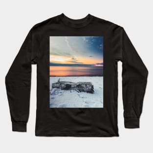 Ethereal Sunrise: Lobster Cage's Reverie V2 Long Sleeve T-Shirt